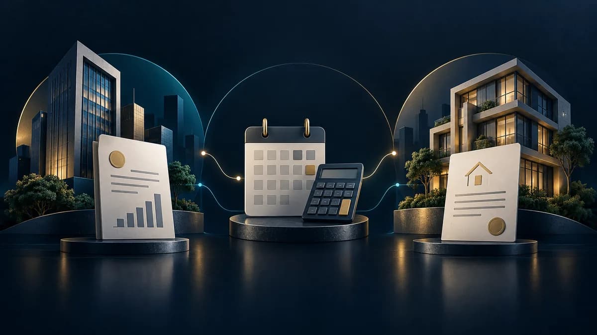 Comparação entre ações e fundos imobiliários para avaliar renda líquida, calendário e sustentabilidade dos pagamentos.