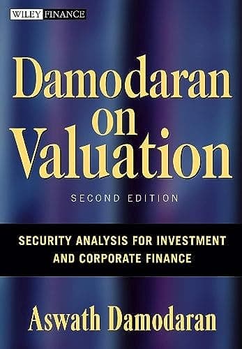 Capa de Damodaran on Valuation