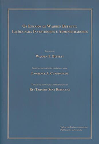Capa de Os Ensaios de Warren Buffett